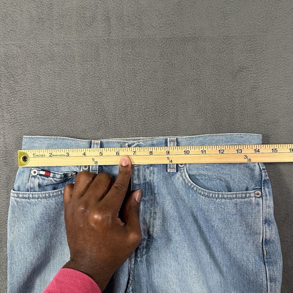 Tommy Hilfiger Jeans Light Wash Women’s 29x32 Denim Straight Leg Y2K - Picture 7 of 10